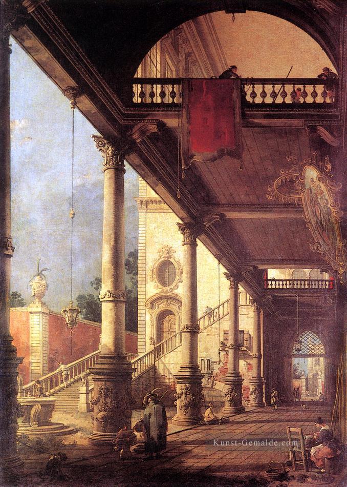Perspective Canaletto Ölgemälde